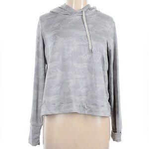 Vuori Halo Essential Hoodie Pale Heather Camo Extra Small
